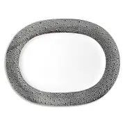 Bernardaud Ecume Platinum Oval Platter
