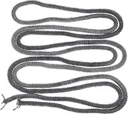 ABOOFAN Impregnated Fiberglass Rope Gasket: 6mm*2.2m Heat-Resistant Stove Door Seal - Anti-Leak Fireproof Cord for Wood Stove Repair Oven Maintenance