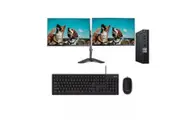 Dell OptiPlex 7070 Bundle Desktop PC i5-9500T 2.2GHz 1TB NVMe + HDD 16GB RAM Win11 + Dual EIZO Monitors | Refurbished