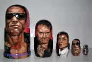 The Terminator nesting doll handmade