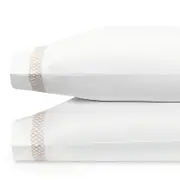 Matouk Astor Braid Standard Pillowcase, Pair