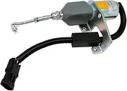 C4942879 4294169 24V Fuel Stop Shutdown Solenoid Compatible with Cummins B3.9L 4B 4BT 4BTA 4BTAA B5.9L 6B 6BT 6BTA 6BT