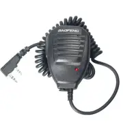 Microphone 2 Pin Baofeng PTT Speaker Mic for Kenwood BAOFENG UV-5R TYT WOUXUN