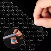500Pcs round Double Sided Glue Dots Clear Mounting Tape 10Mm