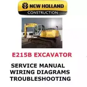 NEW HOLLAND E215B CRAWLER EXCAVATOR MANUAL SHOP SERVICE REPAIR PDF