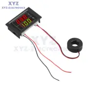 AC60-500V 100A Single Phase Dual Display Voltage Current Meter Voltmeter Ammeter