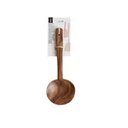 Natural Wood Spoon Ladle Long Rice Soup Cooking Spoons Stirring Spoon Solid Wood Dessert Spoon