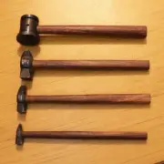 Set of 4 Heavy Iron Hammers Blacksmith Useful Item