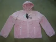 Justice Pink Size 14 Transition Hooded Jacket Coat Brand New W/ Tags