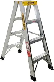 [Gorilla] Aluminium Double Sided A-Frame Industrial Ladder 150 kg Capacity, 4-Feet
