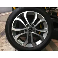 在飛比找蝦皮購物優惠-中古 賓士 原廠17吋鋁圈含胎 BENZ w117 w176