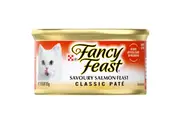 Fancy Feast Adult Classic Pate Wet Cat Food Savoury Salmon Feast 24 x 85g