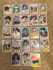 1982 Topps Coca Cola Brighams Red Sox set of 24