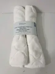 Wel Home by Welspun Bath Mats 20" X 34" - 2 Pack - White