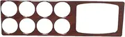 GG Grand General 66940 Wood Plastic Center Gauge Trim w/Navigation for KW W&T 07+