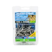 Zenith 10G x 40mm Stainless Steel Type 17 Decking Screws - 50 Pack