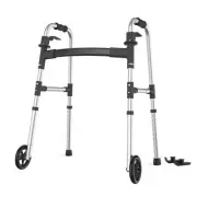 Walkers for Seniors, FSA/HSA Eligible Folding Walker with Ski Glides 5'' Fron...