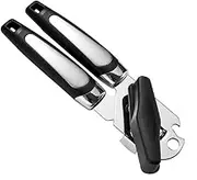 HIGHROCK Multi-Function Opener Kitchen Can Opener, jar Opener & Tin Opener, Manual Can Opener, Portable Can Opener (Black-Silver)