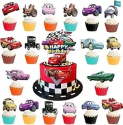 25 pcs the Cars Cake Topper car Cupcake Toppers cake decoration for boys (cp25)