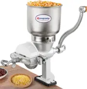 Moongiantgo Corn Grinder Cast Iron, Hand Crank Grain Mill with Large Hopper &...