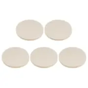 5pcs Wool Felt Polishing Pads 3 inch Buffing Wheel Polish Pad Flocking Back