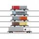 MJ 預購中 Marklin 47680 HO規 Container Transport Car Set 貨櫃車.5輛