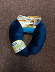 Cloudz Microbead Travel Neck Pillow - NEW - Blue