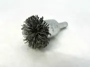 (2) PC 1" Circular Flared Crimped Wire End Brush Anderson 1/4" Shank .020 Wire