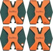 4 PACK AccuSharp SharpNEasy Knife Sharpener Fine and Coarse Ceramic Rods AS335CD