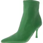 Steve Madden Womens Leather Pointed Toe Heels Ankle Boots Shoes BHFO 4914