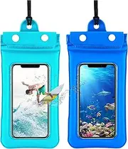 Waterproof Phone Pouch Floating Phone Dry Bag Waterproof Cellphone Case Up to 7" with Lanyard for iPhone 14 13 12 11 Pro MAX/XS/XS MAX/XR/X Samsung Galaxy S22/S21/S10 Pixel/OnePlus