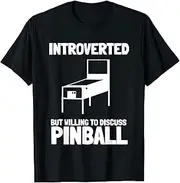 VidiAmazing Pinball Machine and Arcade Game Machine - Introverted ds1168 T-Shirt