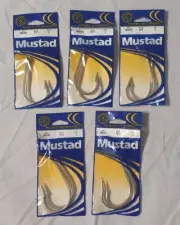 5 (2-Packs) Mustad Big Game 7691DT Southern & Tuna Fishing Hooks Lot