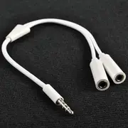5X 3.5mm Jack Y Splitter Audio Headphone Stereo Adapter