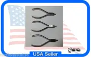 SET X 3 TWEED LOOP FORMING with CUTTER 12.5 cm / KIM Orthodontic PLIER/N21150421