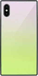 3D Pink Vibes | Superior Blue Ray Tempered Glass | Printed Phone Case | Anti Finger Print | Anti-Scratches | Camera Protection | Compatible with iPhone X | by Vaultion
