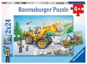 Ravensburger - Diggers at Work Puzzles 2 x 24 Piece