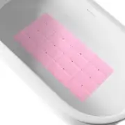 Bathtub Mat Non Slip Soft Rubber Bathroom Bath No Suction Cups for Textured T...