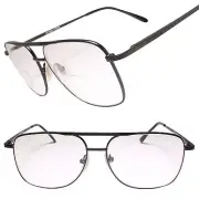 Classic Retro Old School Black Square Bifocal Lens Reader 1.25 Reading Glasses
