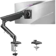 Single Monitor Mount for 13-32 inch Screen, Gas Spring Arm, Gaming & Home Off...