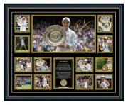ASH BARTY 2021 WIMBLEDON WINNER SIGNED POSTER LIMITED EDITION FRAMED MEMORABILIA