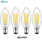 LED Candle Filament Light Bulb B15 SBC Bayonet 4W Ba15d Vintage Warm White 2700K
