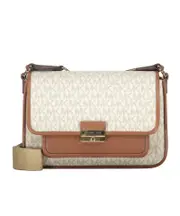 Bradshaw monogram flap shoulder bag One size Nude