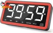 VOCOO Digital Kitchen Timer with 7.8” Extra Large Display, Magnetic LED, with 3