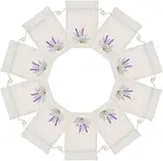 FUNNETOYU 10Pcs Refillable Drawstring Empty Sachets Lavender Storage Bags for Party Favors More Portable Sachet Pouches