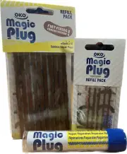 OKO MAGIC REPAIR PLUG PUNCTURE TUBELESS TYRE REPAIR KIT + 3.5 + 1.5 REFILL PACK