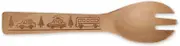 CtoC JAPAN Select Fork, Natural Wood, 4.6 x 1.1 inches (11.8 x 2.8 cm), Wood, Kids (Kids) Glue CTCKK-17