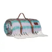 The Bridge Picnic Blanket with Brown Leather Straps Life Style Line 121023DG-KZ