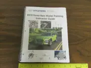 Hyundai 2018 Kona New Model Training Instructor Guide New Sealed
