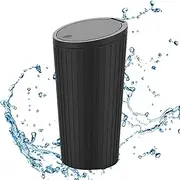 Car Cup Trash Can - Garbage Bin with Lid Auto Garbage Container,Portable and Fashionable Auto Garbage Container Sturdy Trash Can for Bedside and Home Desk